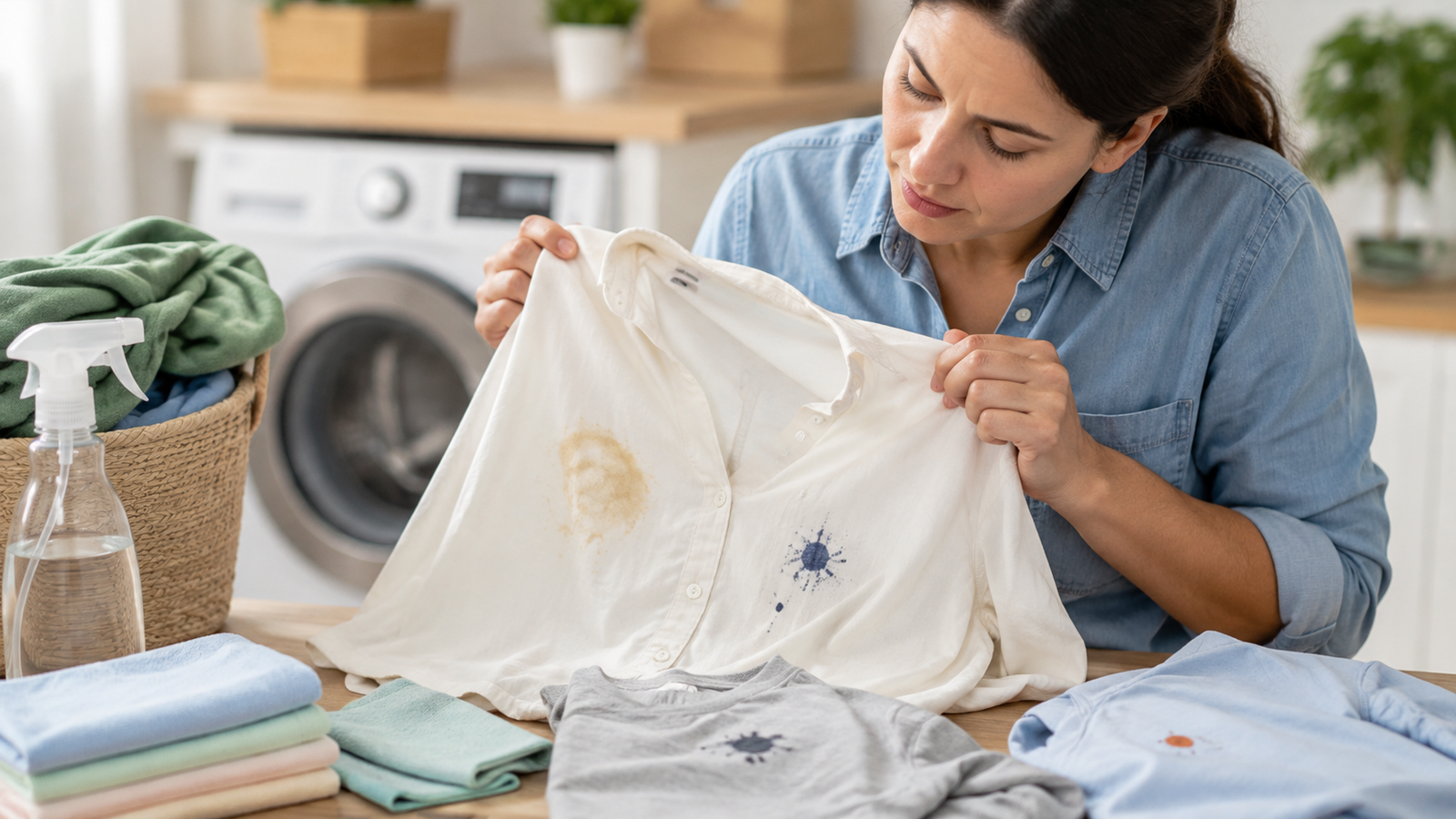 Manchas e Resíduos nas Roupas: Identifique o Problema Antes de Tentar Remover
