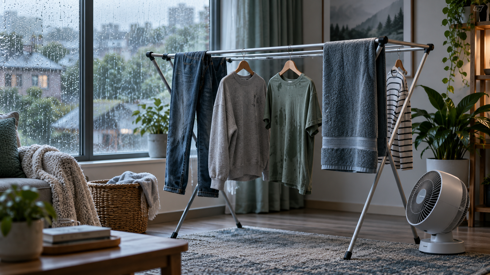 Como Secar Roupa Mais Rápido em Dias de Chuva sem Deixar Cheiro Ruim
